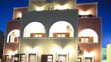 Front of property – evening/night