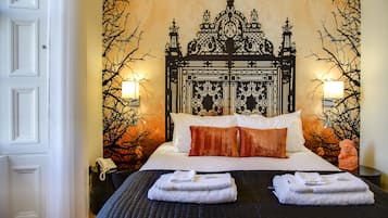 Egyptian cotton sheets, pillow-top beds, individually decorated