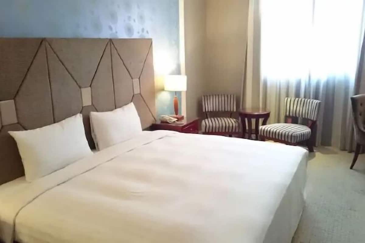 Luxe beddengoed, donzen dekbedden, pillowtop-bedden, een gratis minibar