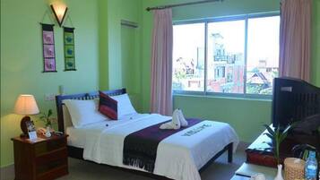 Pillow-top beds, minibar, in-room safe, individually decorated