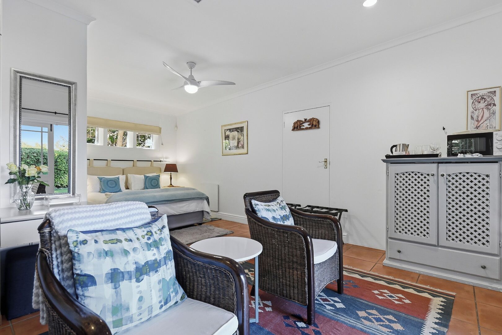 Double Room, 1 Double or 2 Twin Beds, Garden View, Garden Area | Premium bedding, Select Comfort beds, in-room safe, laptop workspace