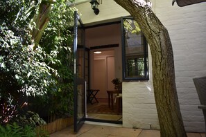 Standard Double Room, 1 Double or 2 Single Beds, Garden View, Courtyard Area | Terrace/patio