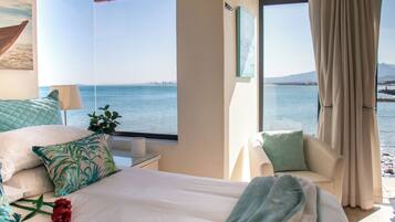 Suite Deluxe, 1 cama Queen size y sofá cama | Sábanas de algodón egipcio y ropa de cama de alta calidad