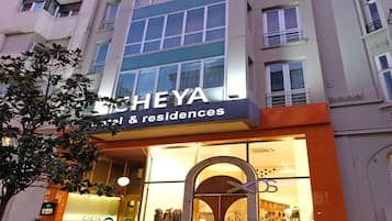 Fassade der Unterkunft