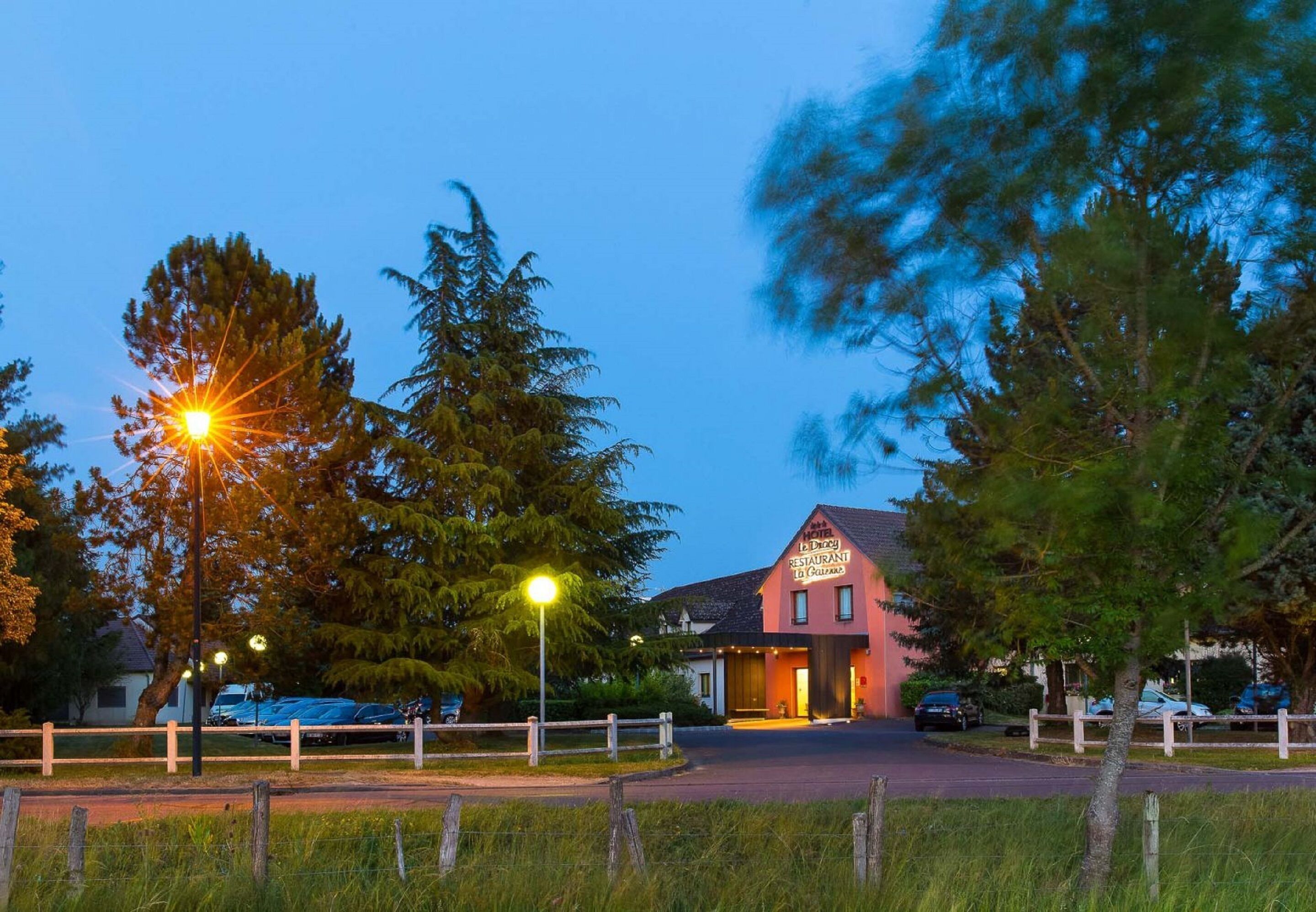 front of property – evening/night