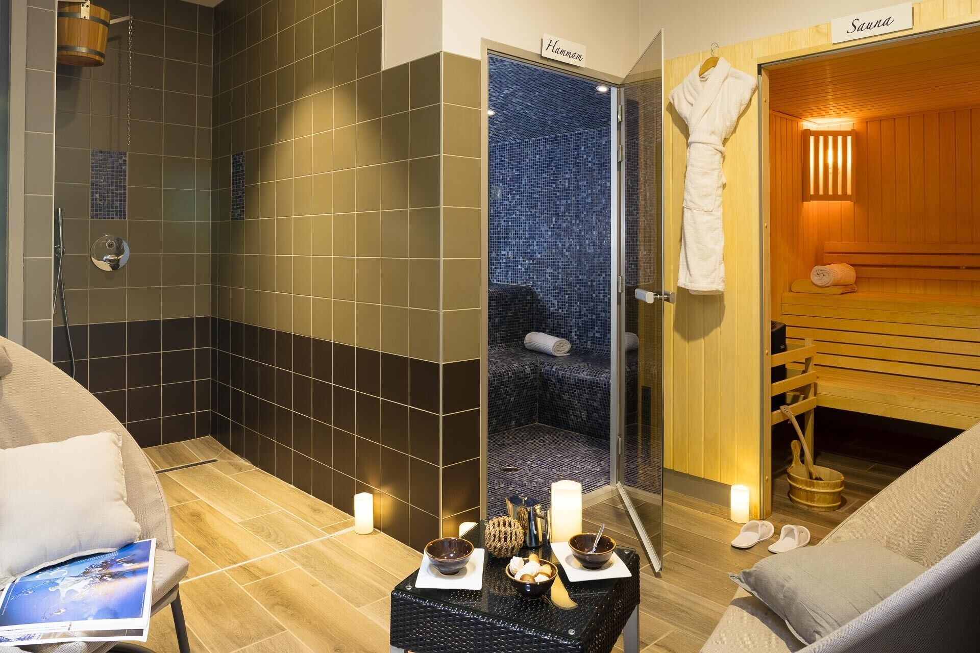 couples treatment room(s), sauna, steam room, turkish bath/hammam