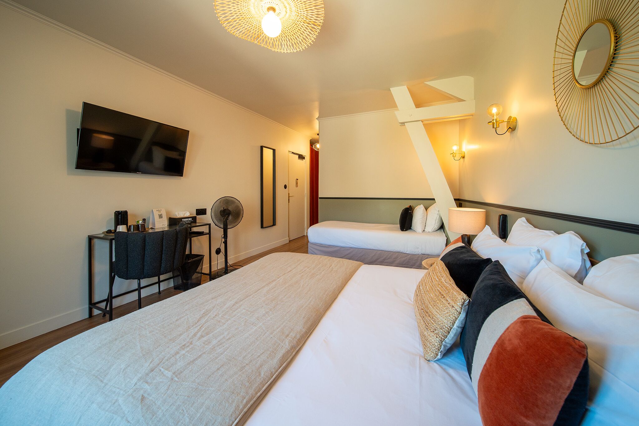 comfort triple room | 1 bedroom, premium bedding, individually decorated