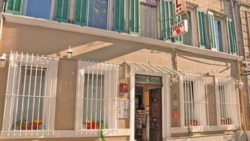 Façade de l’hébergement