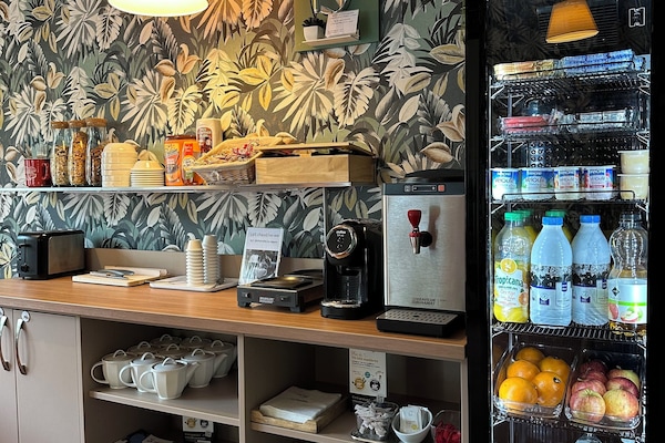 Daily buffet breakfast (EUR 9 per person)