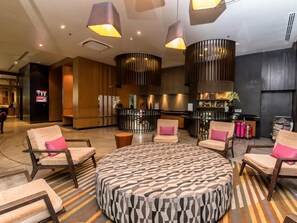 Sitteområde i lobbyen