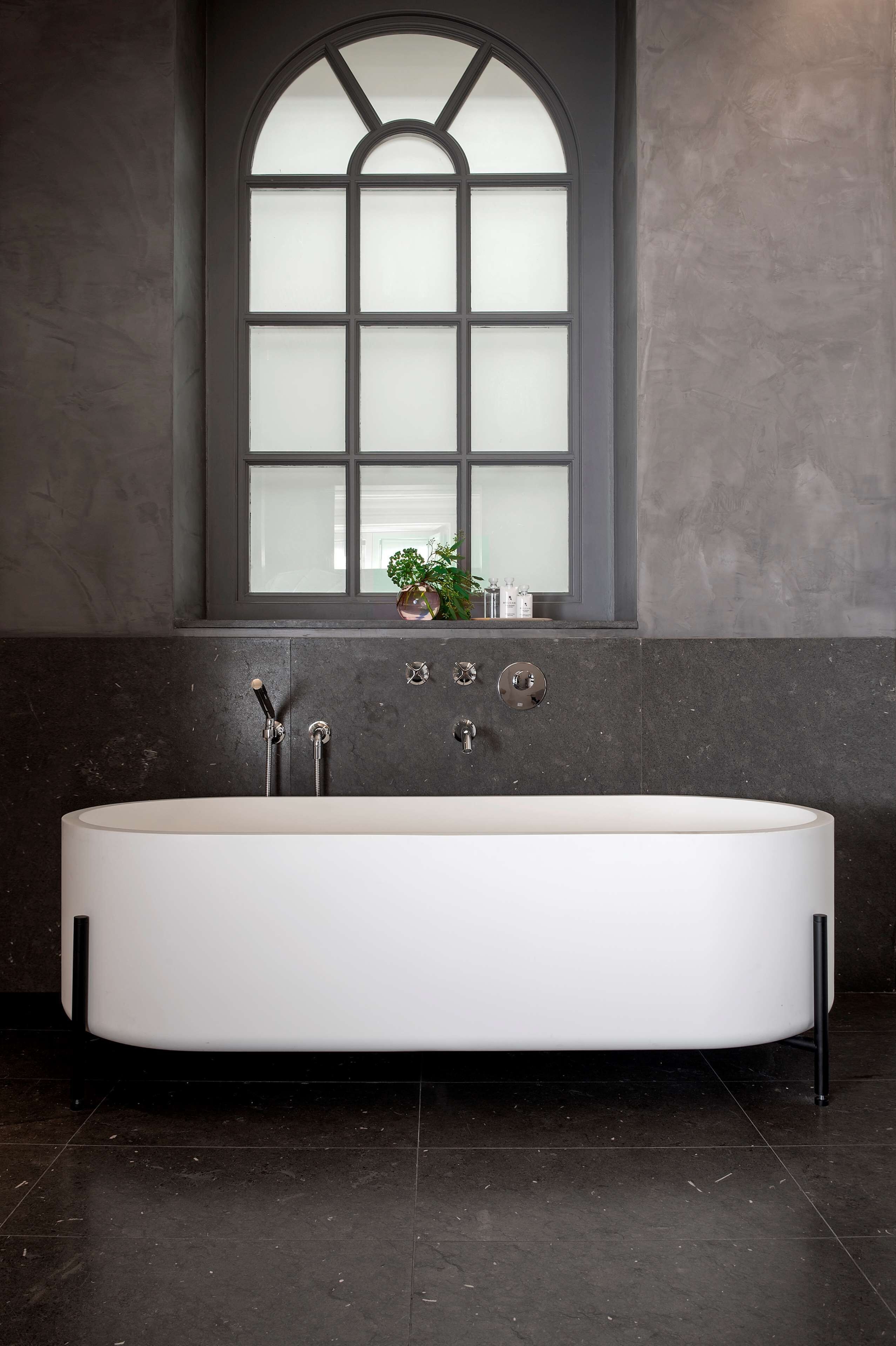 suite | bathroom | designer toiletries, hair dryer, bathrobes, slippers