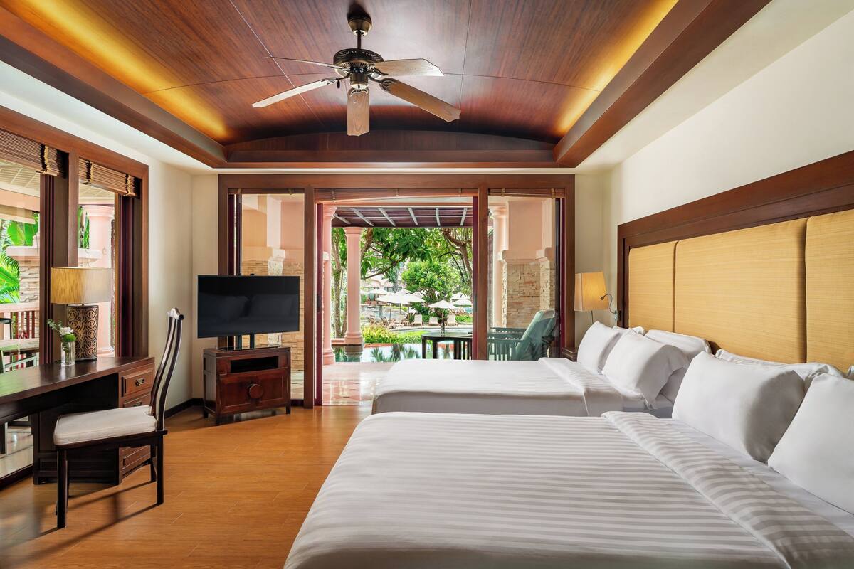Premier Suite Private Pool Club Double/Double | Minibar, két bảo mật tại phòng, bàn 