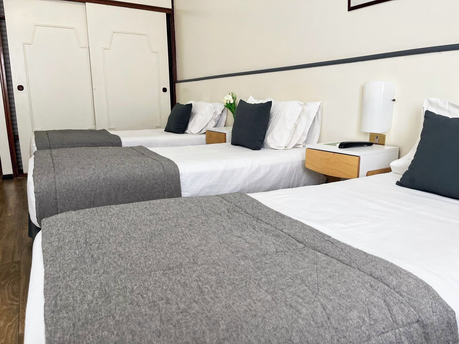 Standard Room, 3 Single Beds | Minibar, in-room safe, desk, soundproofing