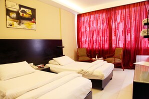 Standard Twin Room, City View | In-room safe, desk, free WiFi, bed sheets