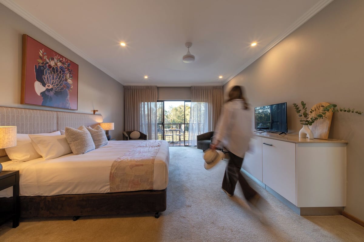 Kamer (Vineyard) | Luxe beddengoed, pillowtop-bedden, een kluis op de kamer