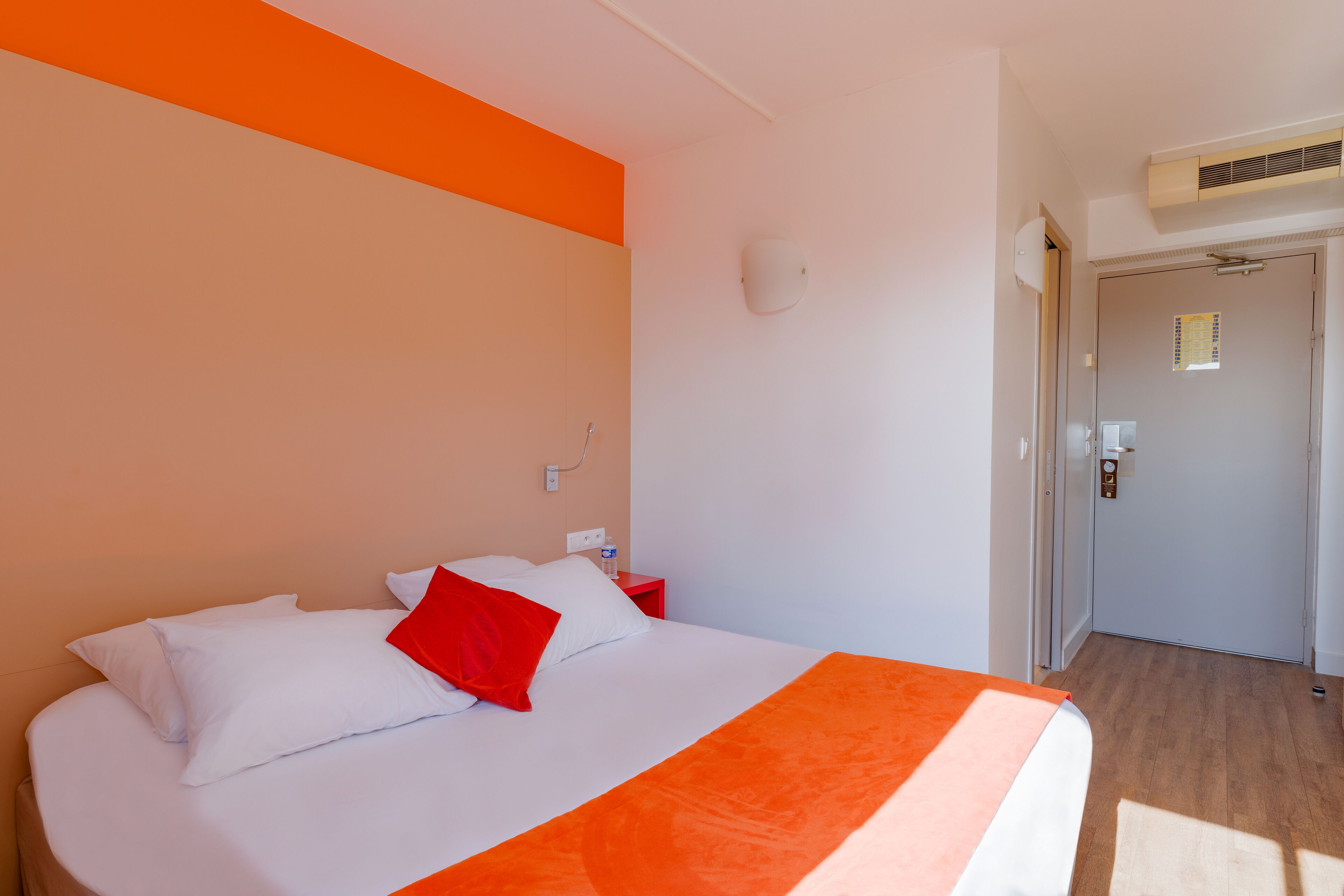 standard double room | premium bedding, desk, laptop workspace, blackout curtains