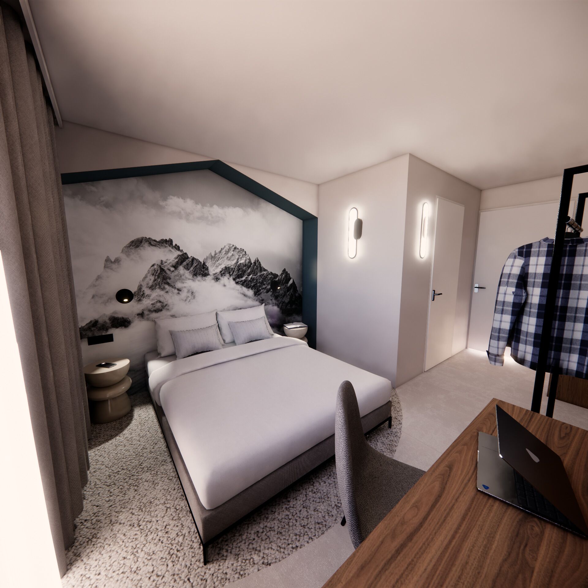 Standard Room, 1 Queen Bed | Premium bedding, desk, laptop workspace, blackout drapes