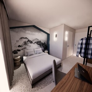 Quarto standard, 2 camas de solteiro | Roupas de cama premium, escrivaninha, espaço de trabalho para notebook