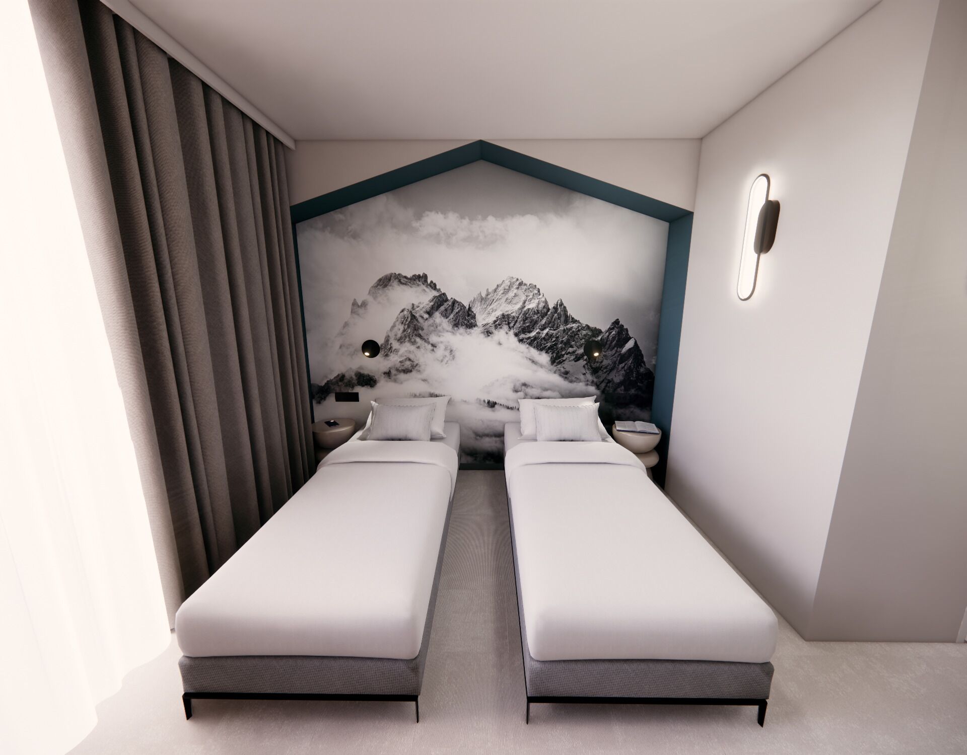 Ropa de cama de alta calidad y escritorio 