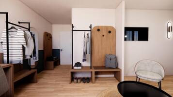 Family Room, Multiple Beds | Premium bedding, desk, laptop workspace, blackout drapes