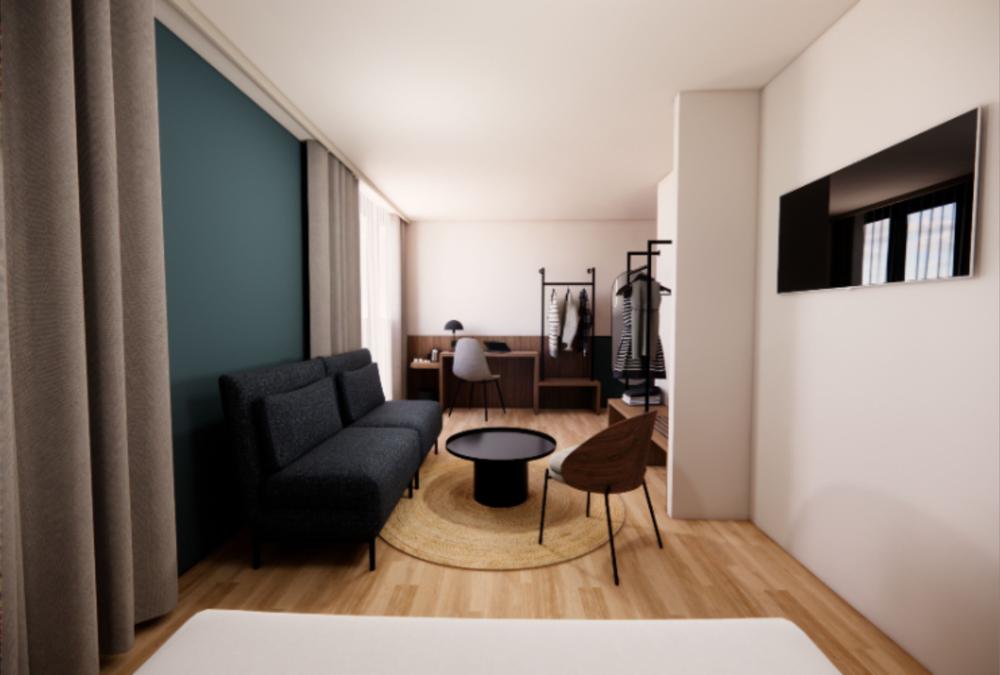 Family Room, Multiple Beds | Premium bedding, desk, laptop workspace, blackout drapes