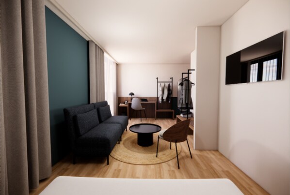 Family Room, Multiple Beds | Premium bedding, desk, laptop workspace, blackout drapes