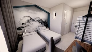 Standard Room, 2 Twin Beds | Premium bedding, desk, laptop workspace, blackout drapes