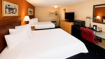 Standard, Two Queen Beds | Premium bedding, pillowtop beds, desk, laptop workspace