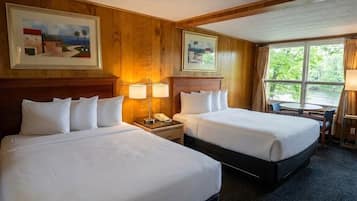 Standard, Two Queen Beds, River View | Premium bedding, pillowtop beds, desk, laptop workspace