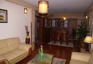 Deluxe Apartment, 3 Bedrooms | Living area | Flat-screen TV - Archi Hotel-Apartment (Addis Ababa)