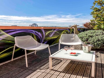 Terrasse sur le toit