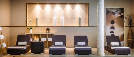 Salas de tratamiento para parejas y baño turco o hammam