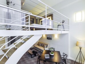 Suite, 1 Double Bed (Duplex) | Minibar, in-room safe, desk, soundproofing