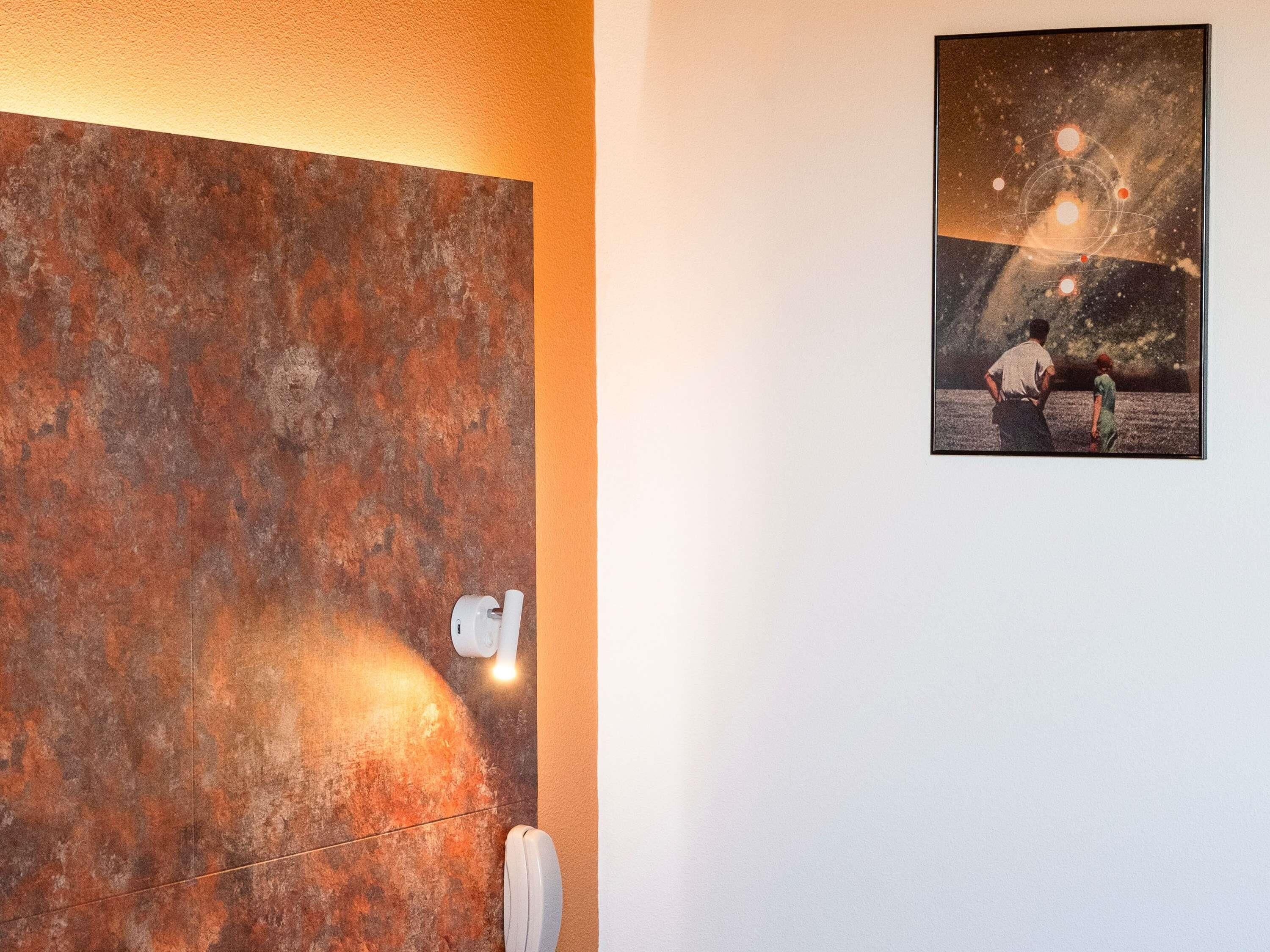 desk, blackout curtains, soundproofing, iron/ironing board