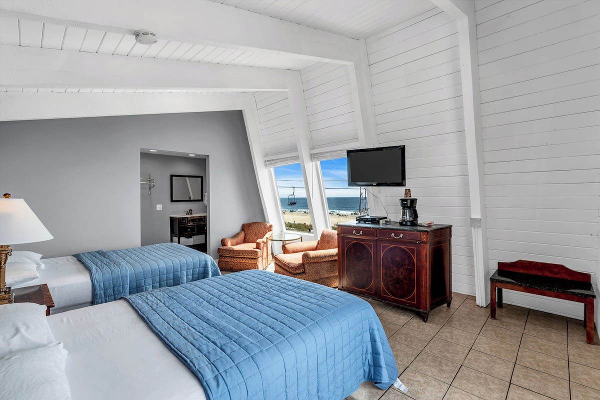 Exclusive Room, 2 Double Beds, Beach View | Water view