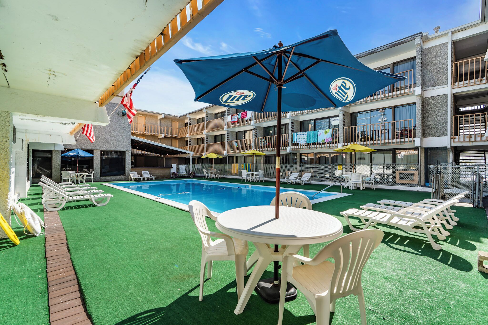 Seasonal outdoor pool