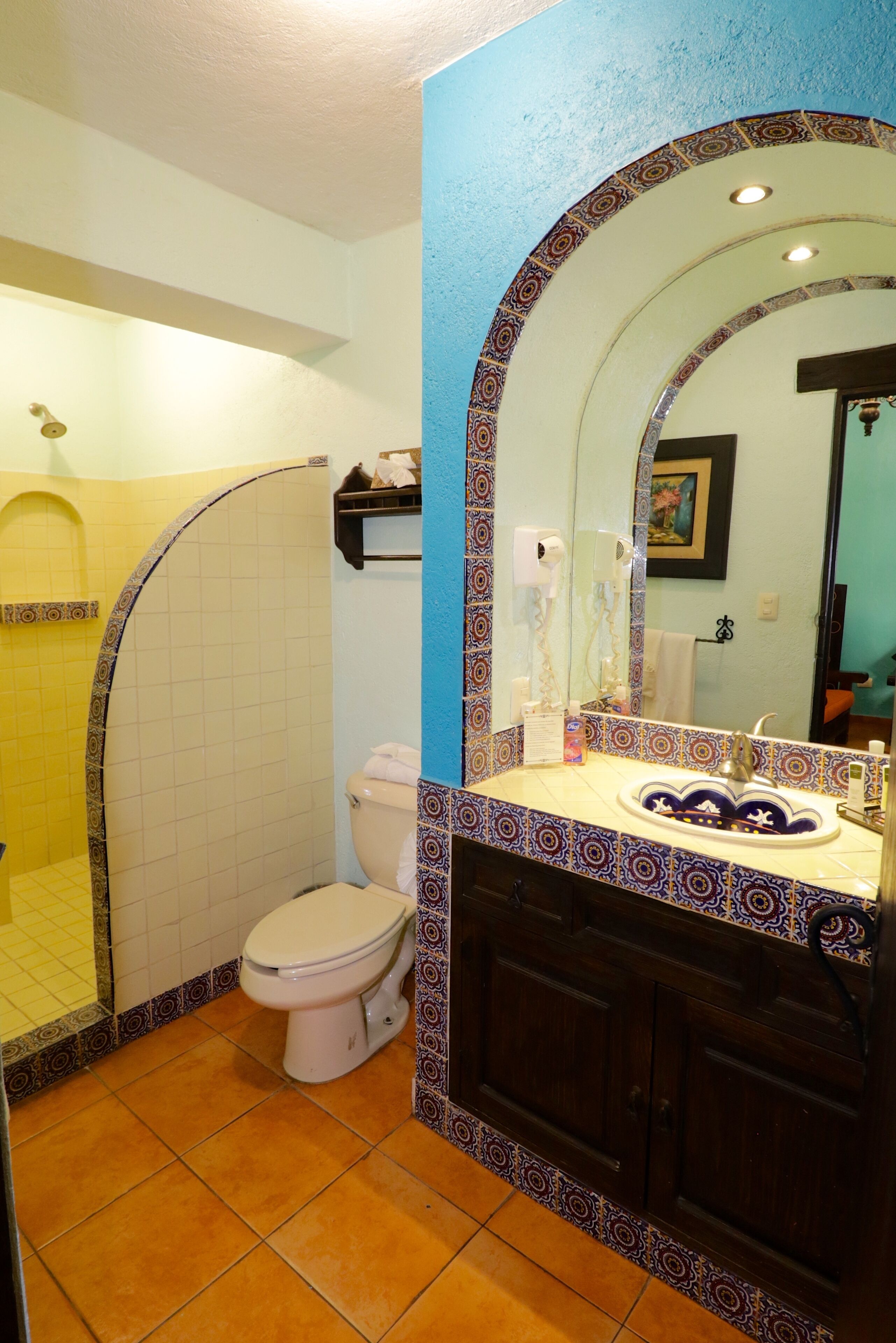 superior double suite | bathroom | free toiletries, hair dryer, towels, soap