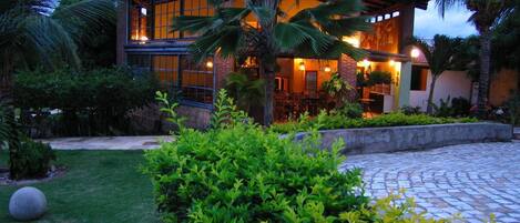 Front of property – evening/night