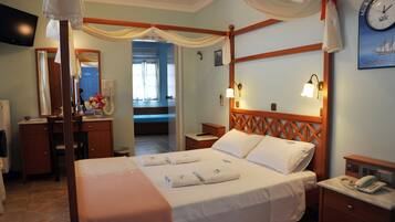 Superior Double Room, Sea View | Premium bedding, pillow-top beds, minibar, in-room safe