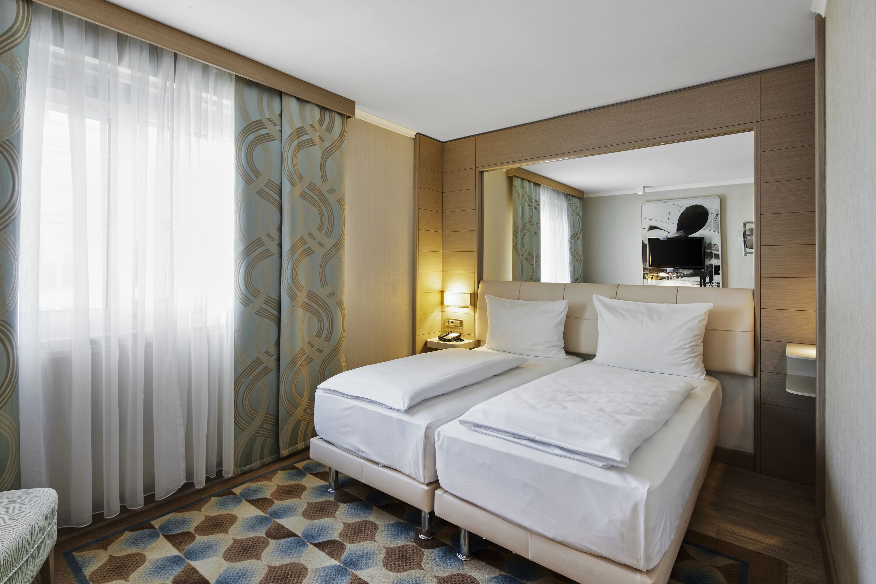 superior double or twin room | premium bedding, minibar, in-room safe, blackout curtains