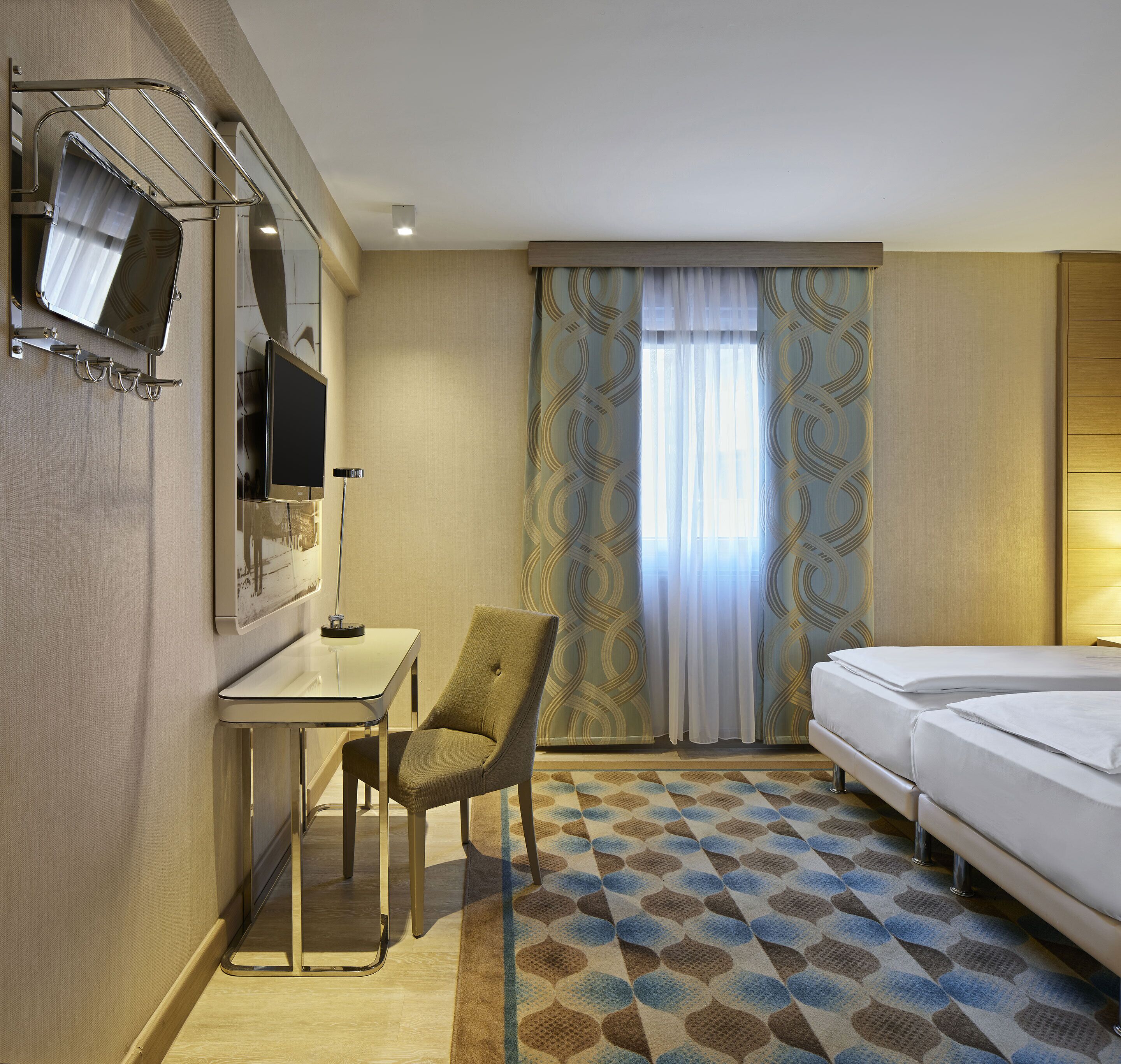superior double or twin room | premium bedding, minibar, in-room safe, blackout curtains