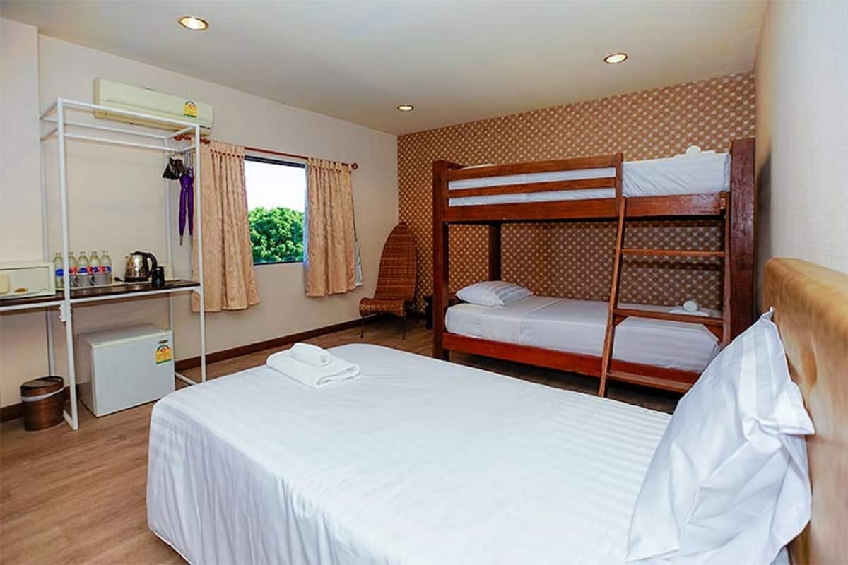In-room safe, desk, laptop workspace, WiFi (free)