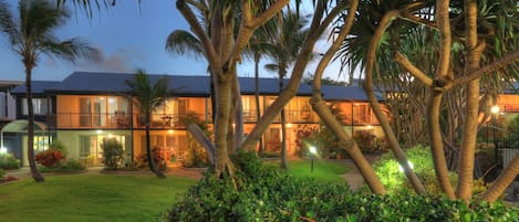Front of property – evening/night
