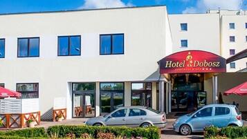 Overnatningsstedets facade