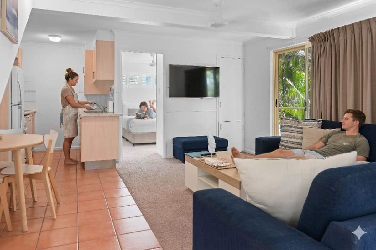 Perhehuoneisto, 2 makuuhuonetta, 2 kylpyhuonetta | Allergiatestatut vuodevaatteet, vuodevaatteet