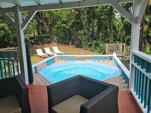 Villa, 2 Bedrooms, Private Pool | Terrace/patio - Habitation du Comté (Sainte-Rose)