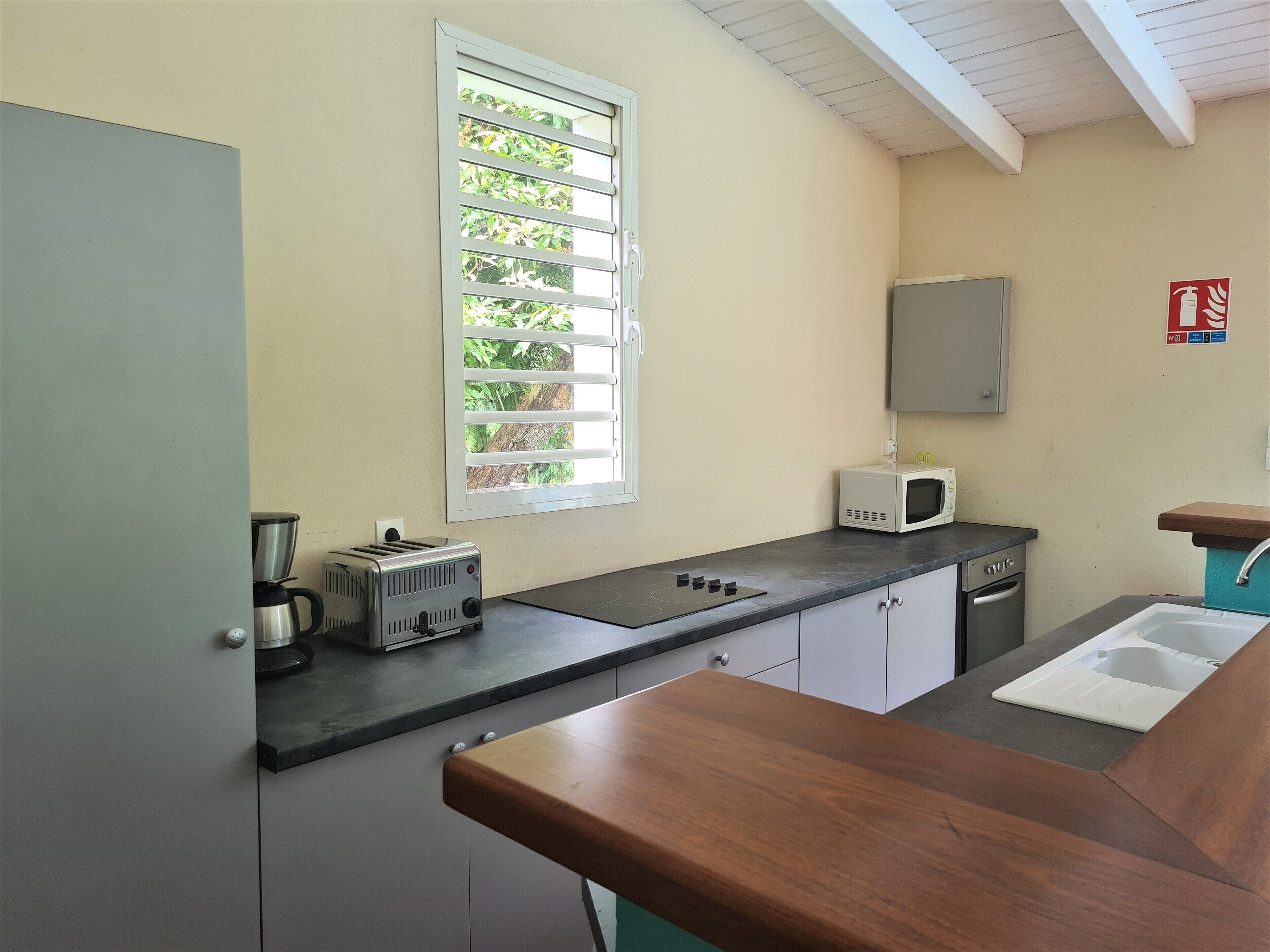 villa, 2 bedrooms, private pool | private kitchen | fridge