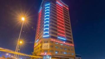 Front of property – evening/night