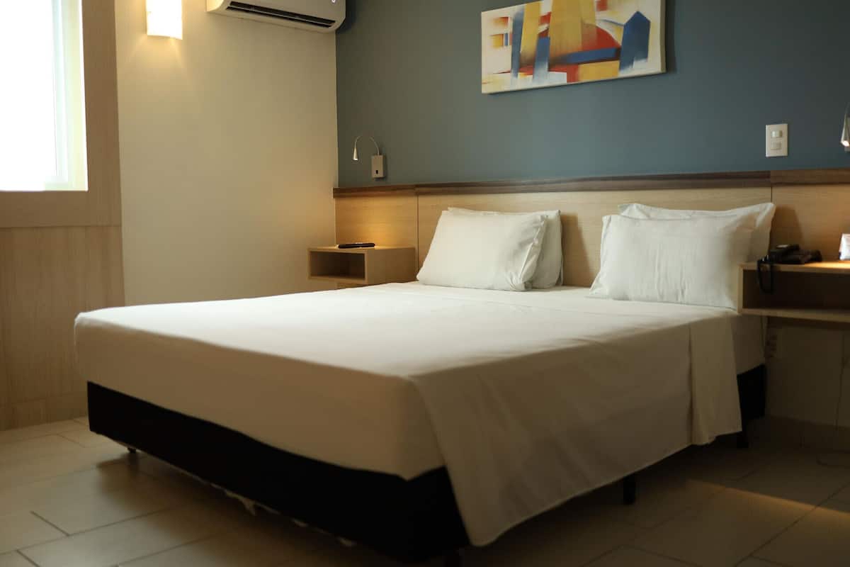 Pillow-top beds, minibar, in-room safe, laptop workspace