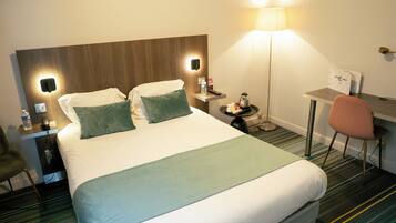 Comfort Double Room | Premium bedding, desk, blackout drapes, soundproofing